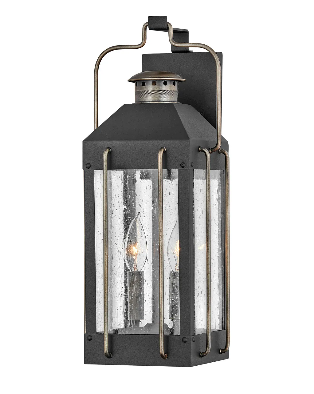 Fitzgerald LED Outdoor Wall Sconce in Textured Black