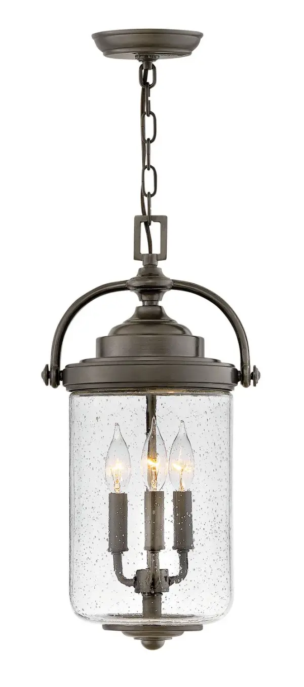 Willoughby LED Hanging Lantern in Oil Rubbed Bronze