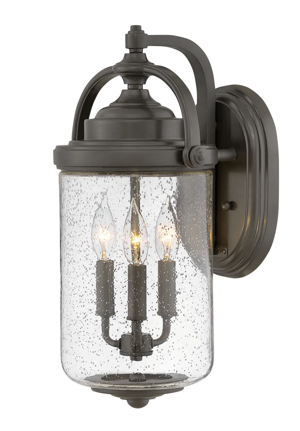 Willoughby LED Outdoor Wall Lantern in Oil Rubbed Bronze