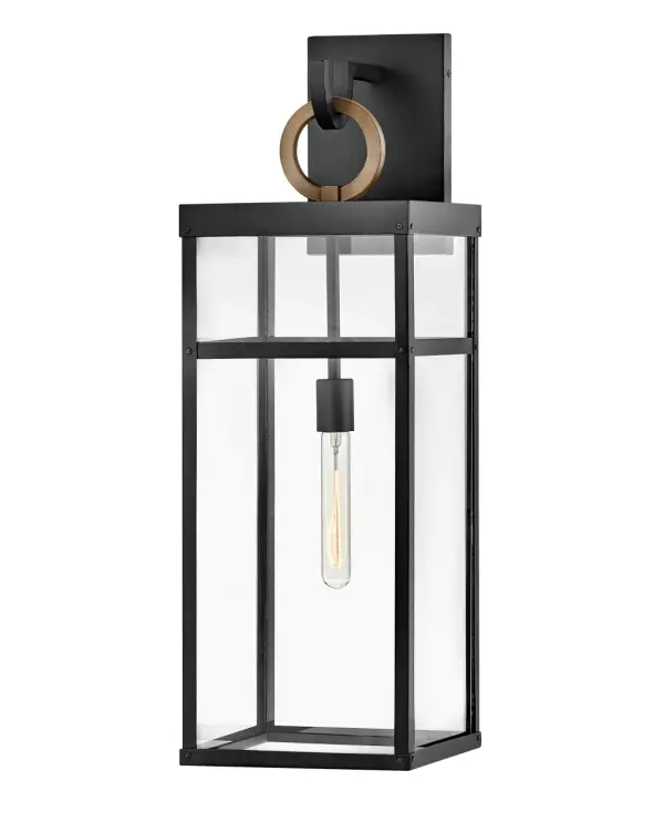 Porter LED Wall Mount in Black