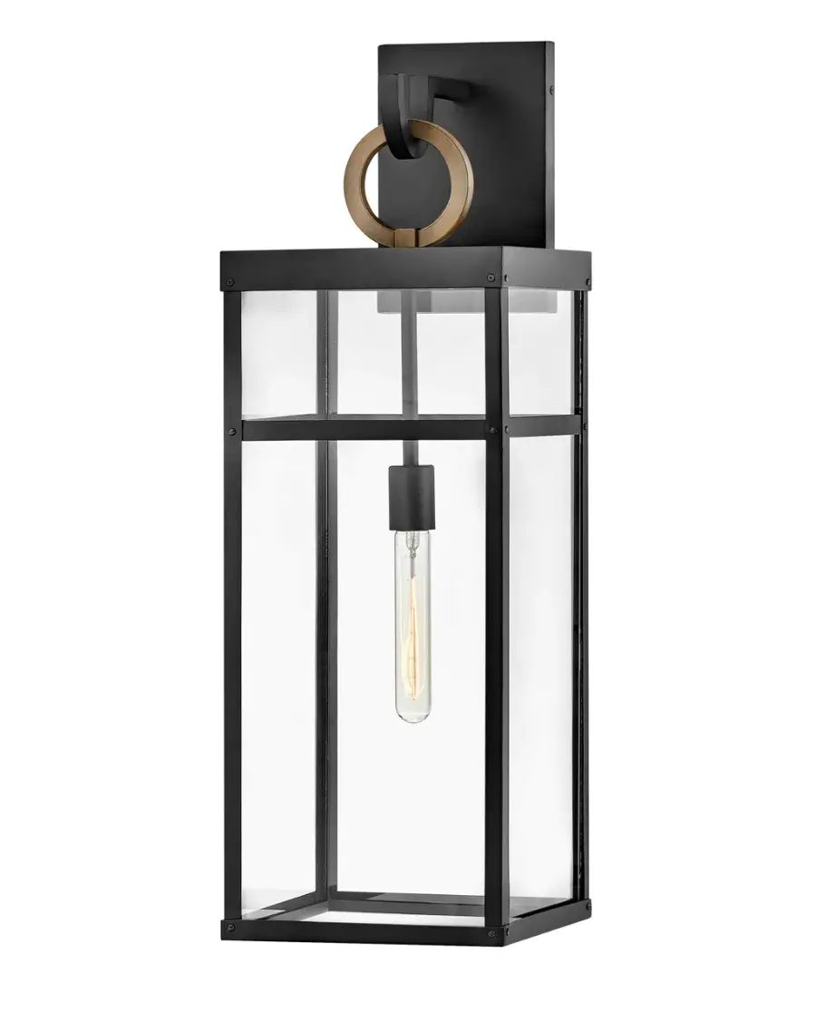 Porter LED Wall Mount in Black