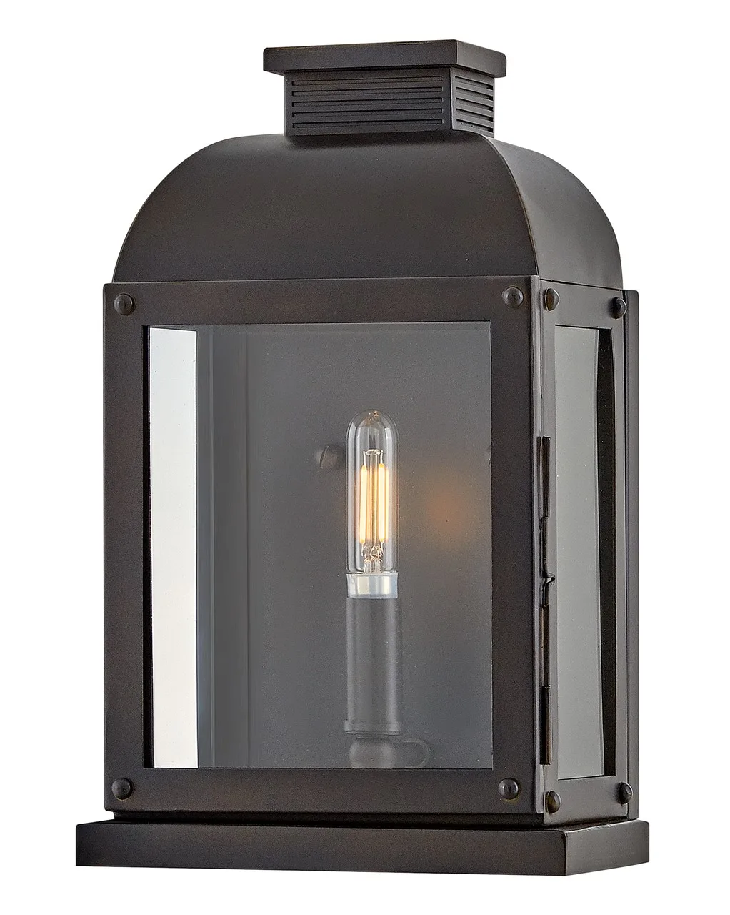 Tiverton LED Wall Mount in Dark Oxidized Brass