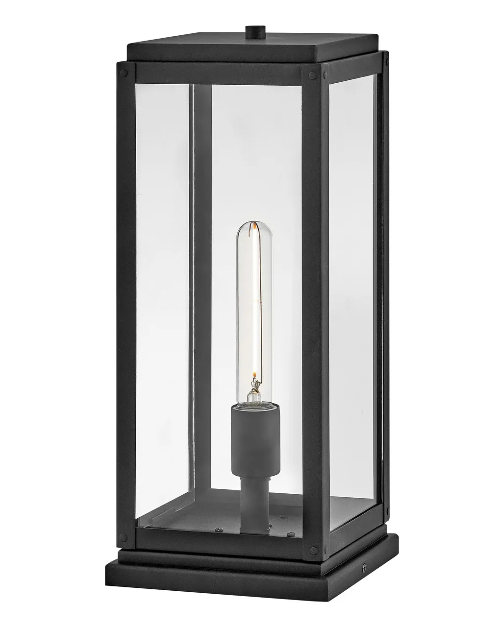Max LED Outdoor Pier Mount in Black