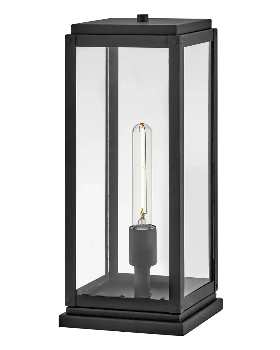 Max LED Outdoor Pier Mount in Black