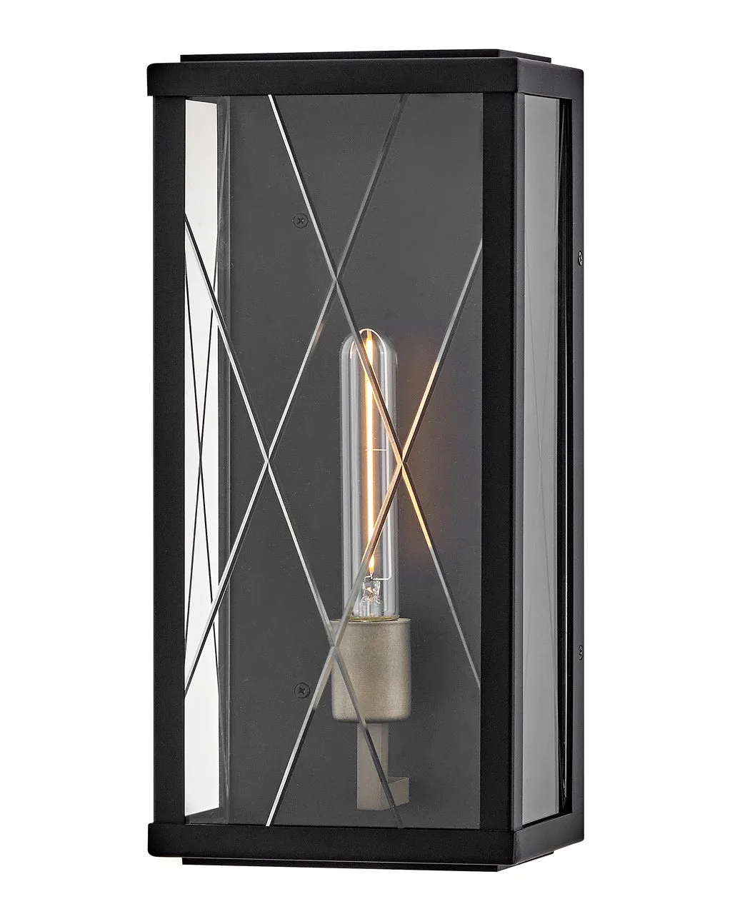 Monte LED Outdoor Wall Sconce in Black