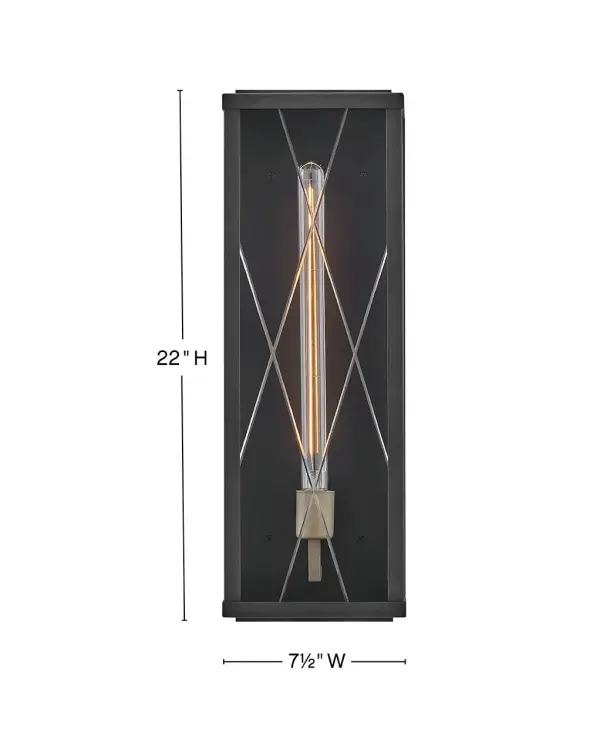 Large Wall Mount Lantern - Image 2