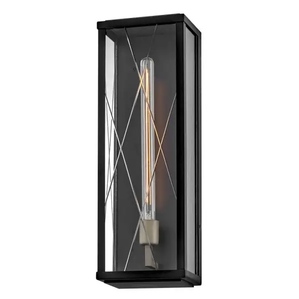 Monte LED Outdoor Wall Sconce in Black - Image 7