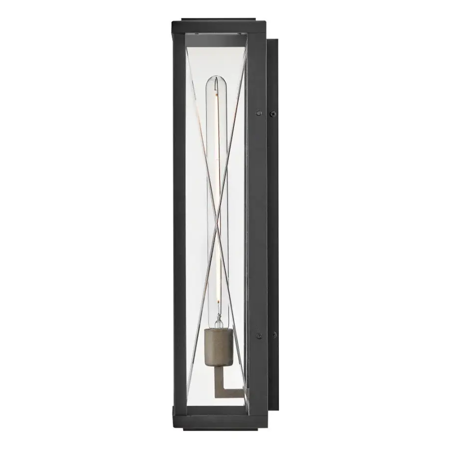 Monte LED Outdoor Wall Sconce in Black - Image 8