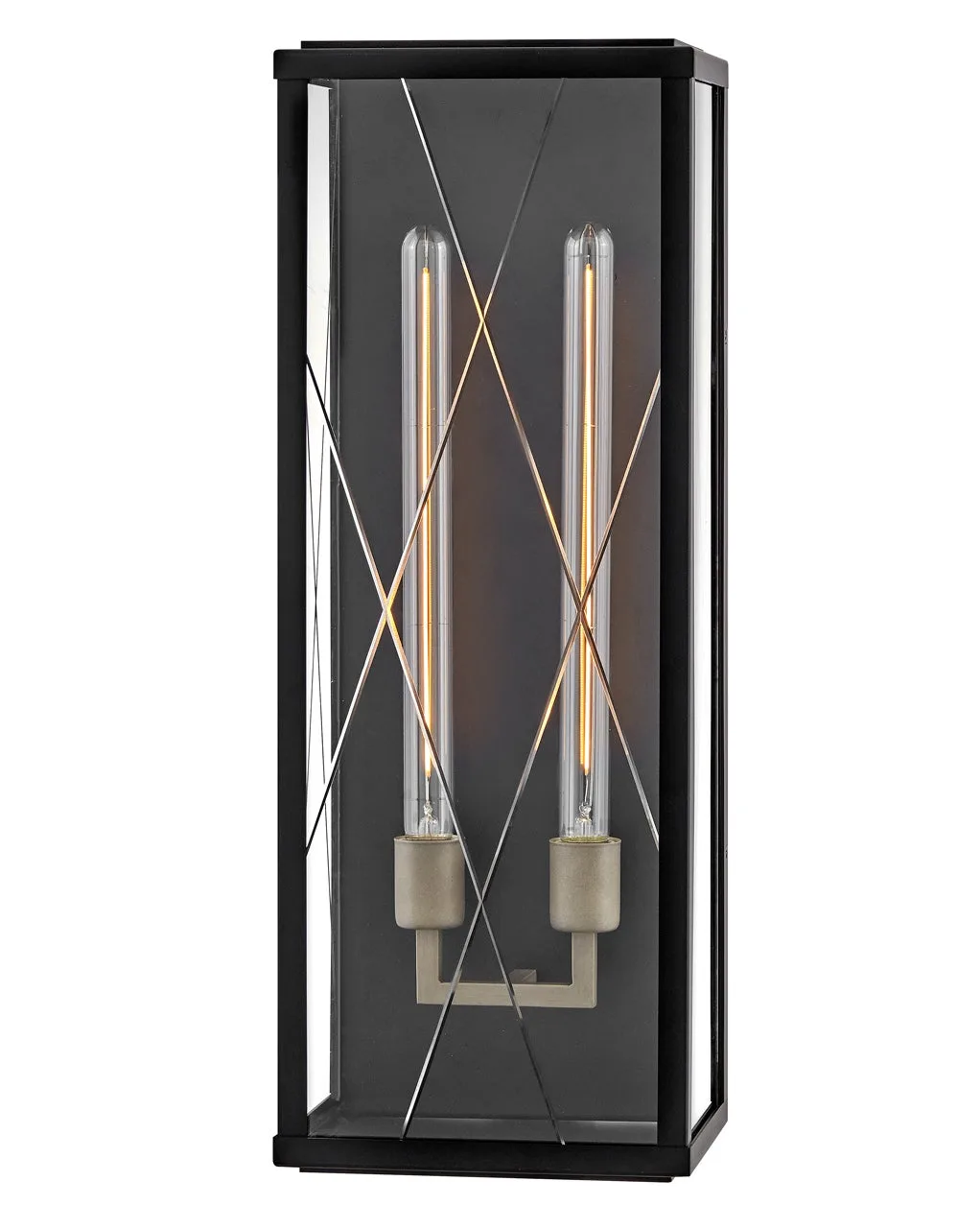 Monte LED Outdoor Wall Sconce in Black