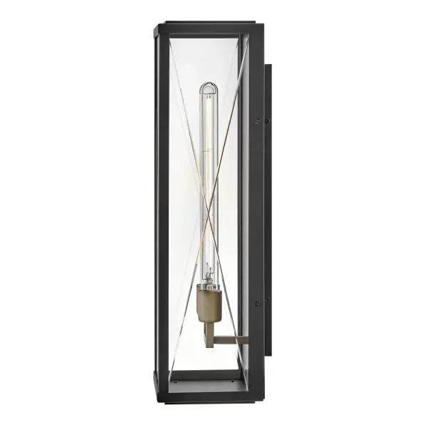 Monte LED Outdoor Wall Sconce in Black - Image 7