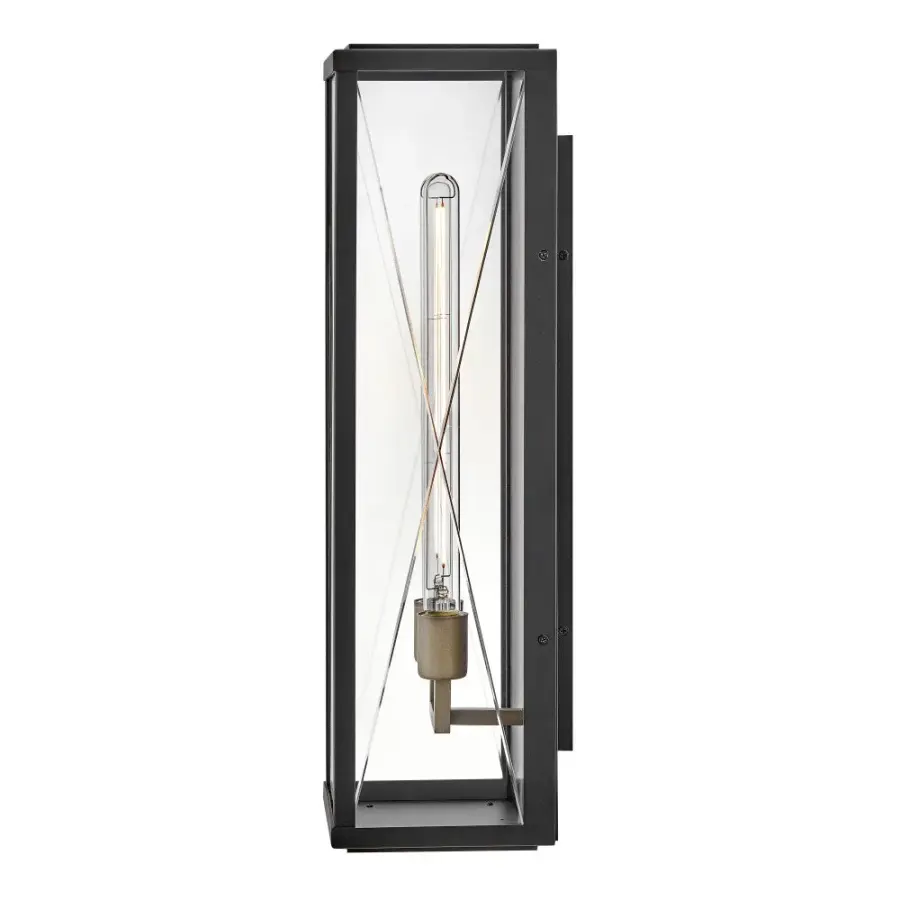 Monte LED Outdoor Wall Sconce in Black - Image 7