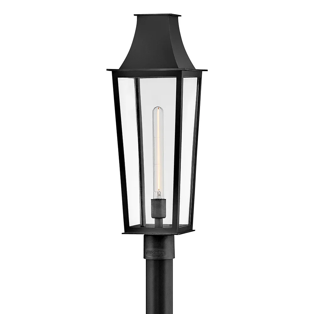 Georgetown LED Post Mount in Black