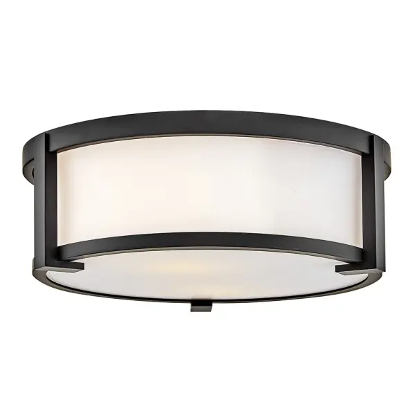 Lowell LED Flush Mount in Black