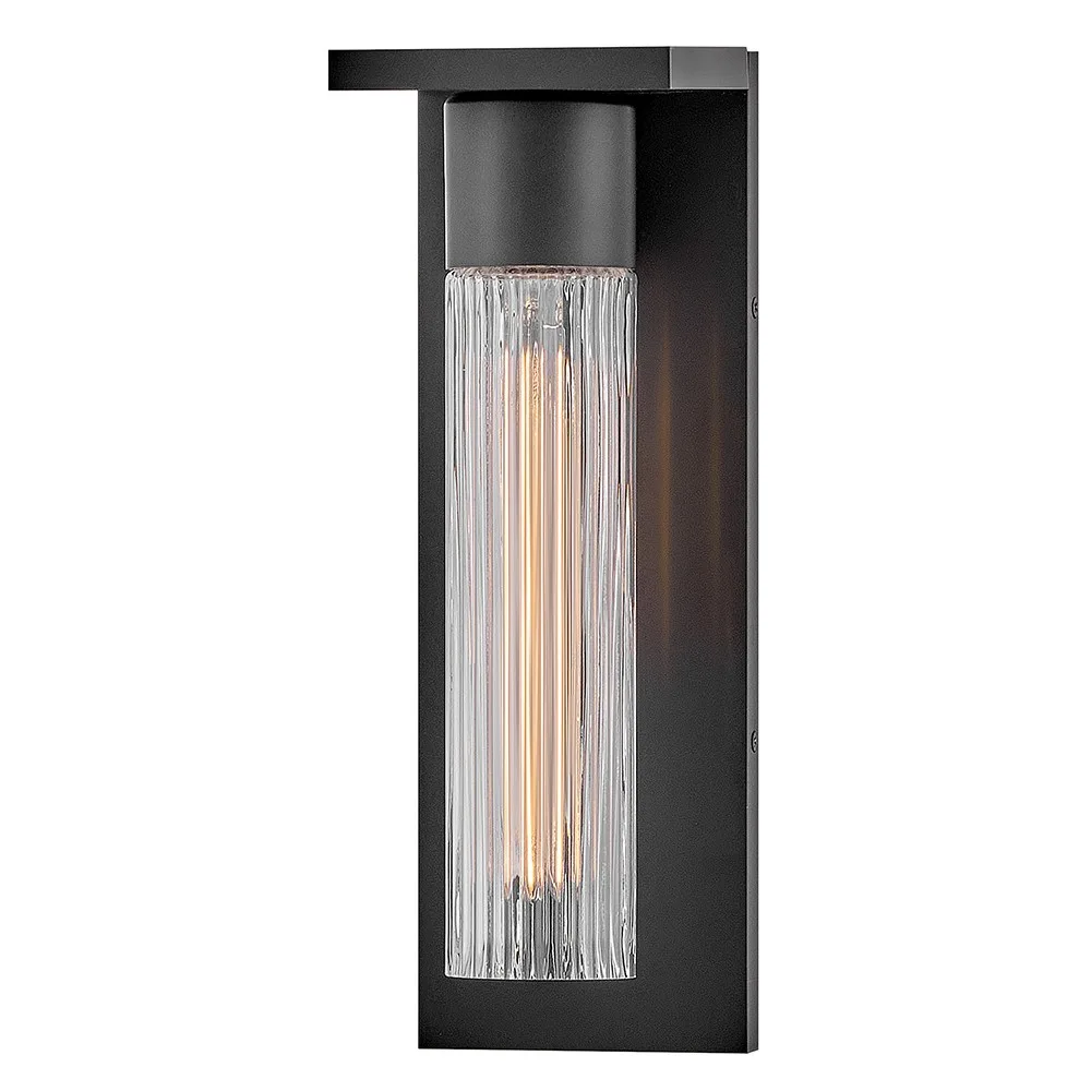 Voight LED Outdoor Wall Sconce in Black