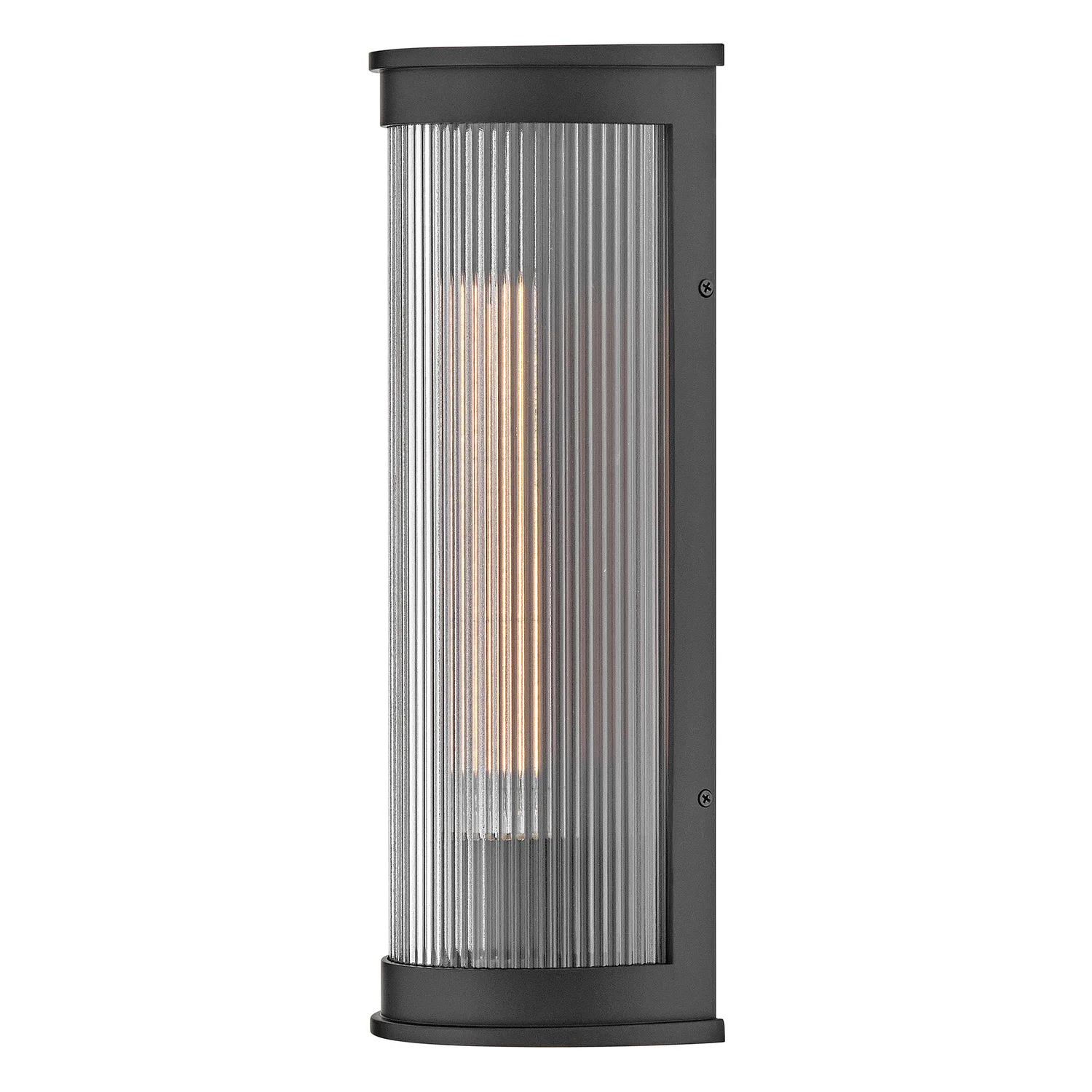Bluffton LED Outdoor Wall Lantern in Black