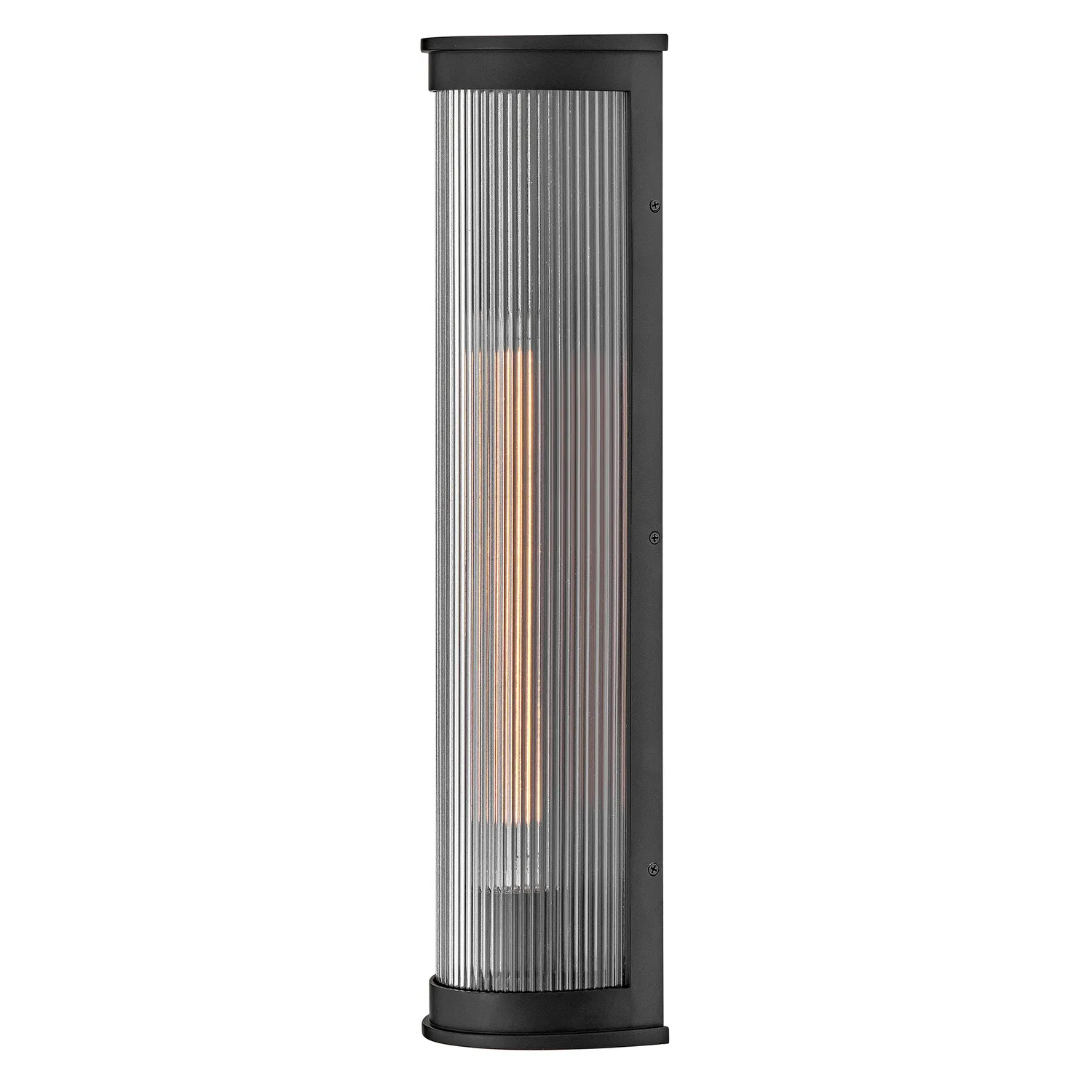 Bluffton LED Outdoor Wall Lantern in Black