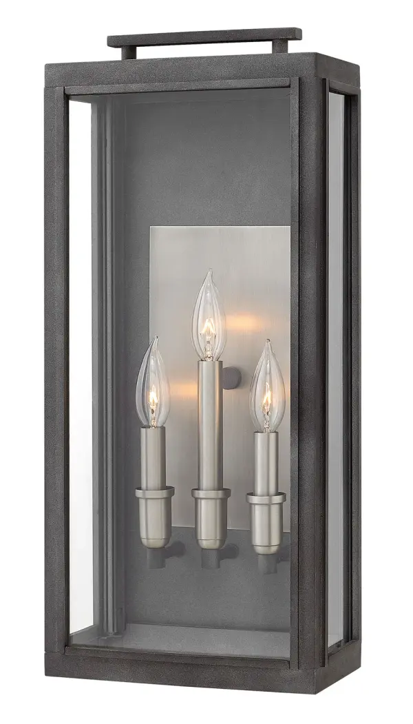 The Sutcliffe wall mount blends early American styling with contemporary LED technology. Its solid aluminum construction and wet-rated design make it ideal for coastal and farmhouse exteriors seeking durable, energy-efficient lighting.