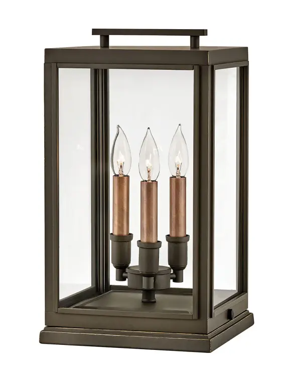 The Sutcliffe LED pier mount blends early American styling with contemporary LED technology. Its solid aluminum construction and wet-rated design make it ideal for outdoor columns, posts, and entryways.