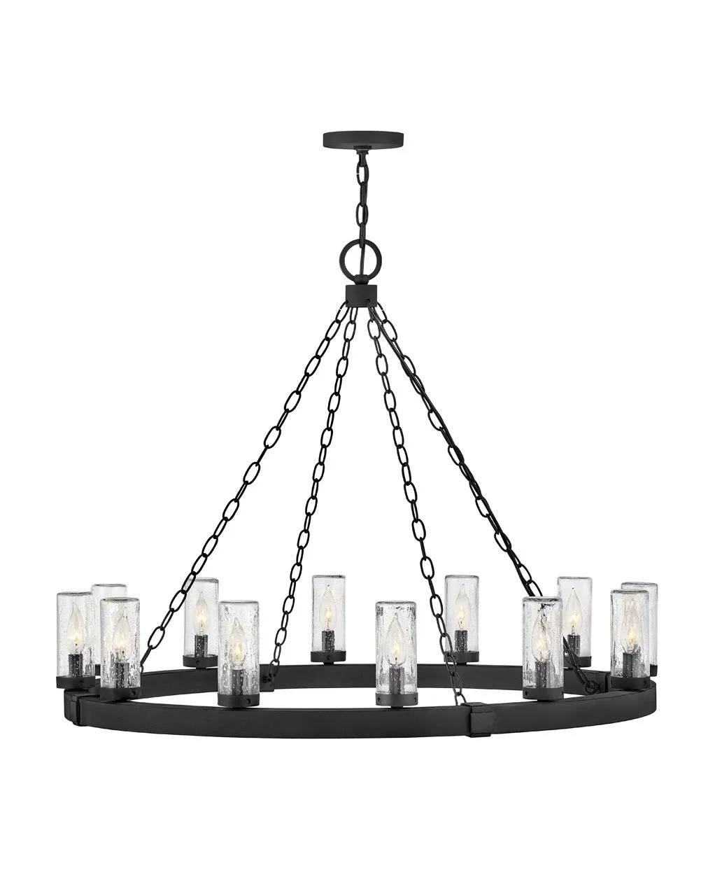 Sawyer LED Chandelier in Black