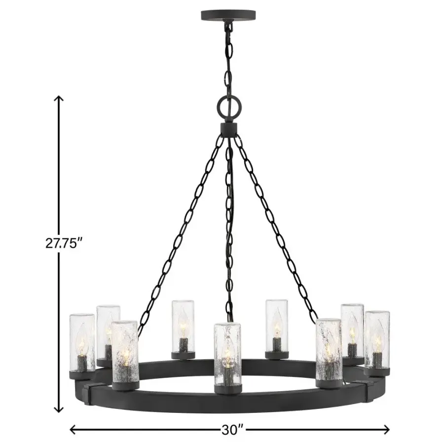 Medium Single Tier Chandelier - Image 4