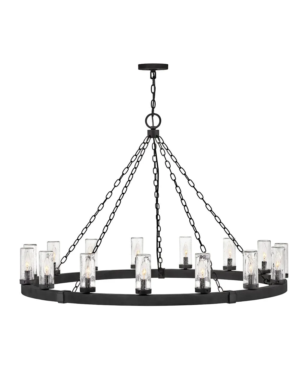 Sawyer LED Chandelier in Black