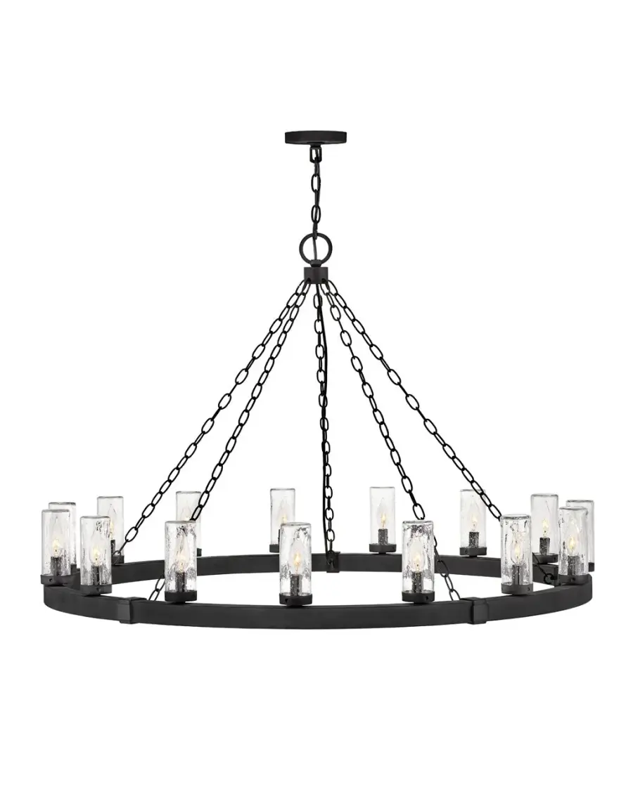 Large Single Tier Chandelier - Image 2