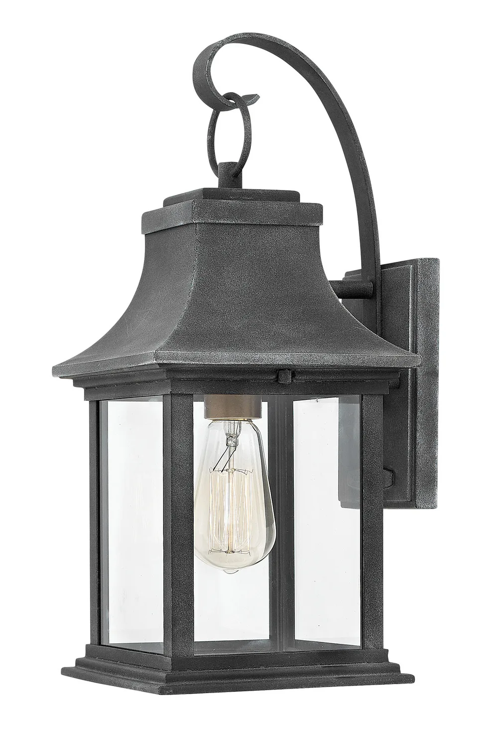 Adair LED Wall Mount in Aged Zinc