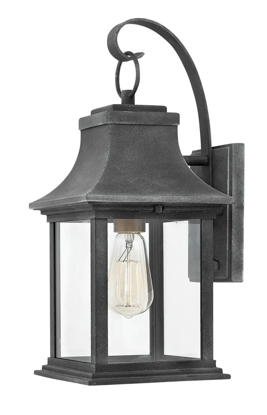 Adair LED Wall Mount in Aged Zinc