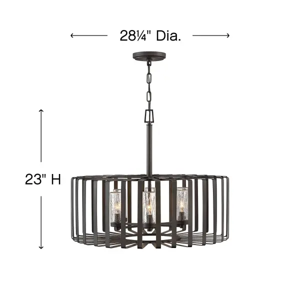 Medium Single Tier Chandelier - Image 7