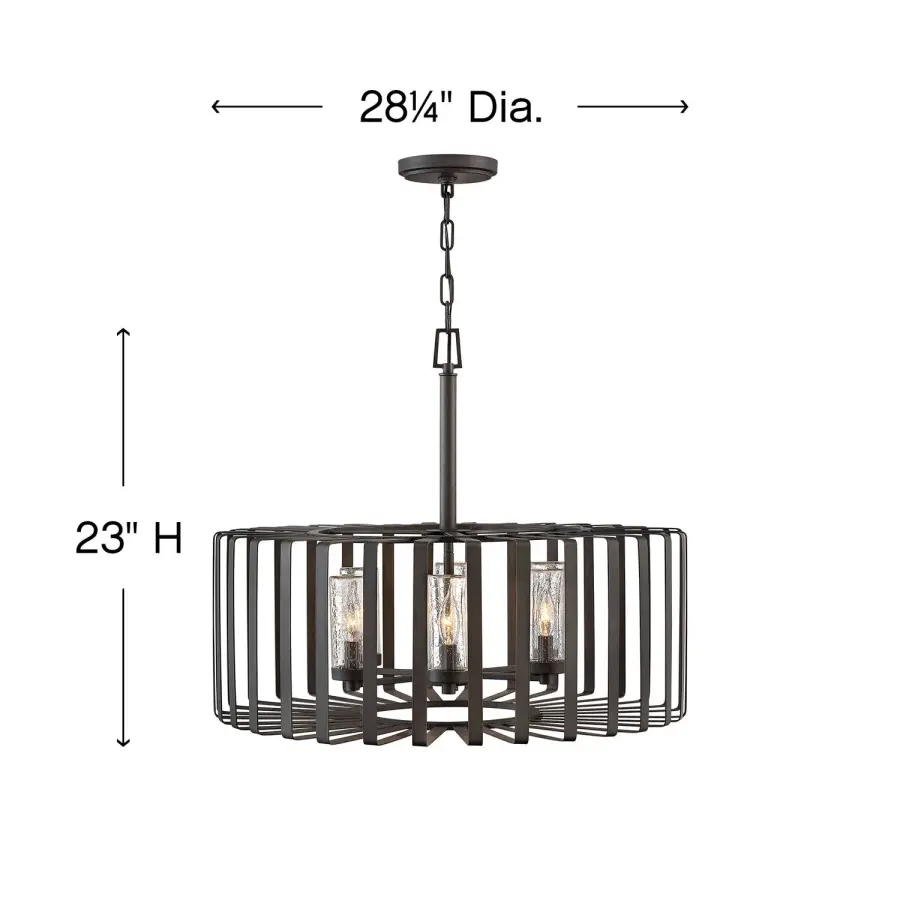 Medium Single Tier Chandelier - Image 7