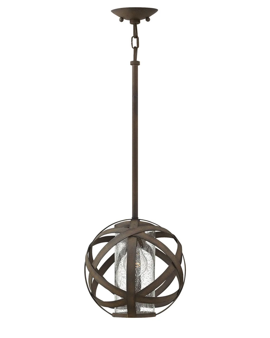 Carson LED Pendant in Vintage Iron