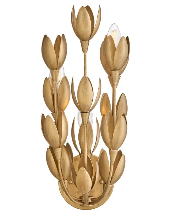 Flora is a work of art inspired by the delicate nature and beauty of florals. Blurring the line between lighting and sculpture, Flora's handmade, hand-painted blooms mesmerizingly unfold while the bulbs beautifully nestle inside. Flora is a part of the Lisa McDennon Collection.