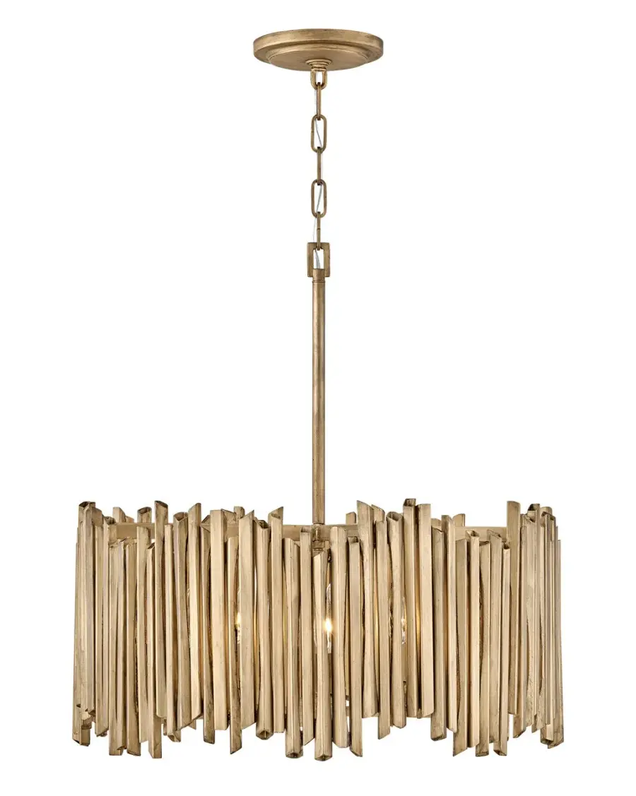 Roca LED Chandelier in Burnished Gold - Image 1