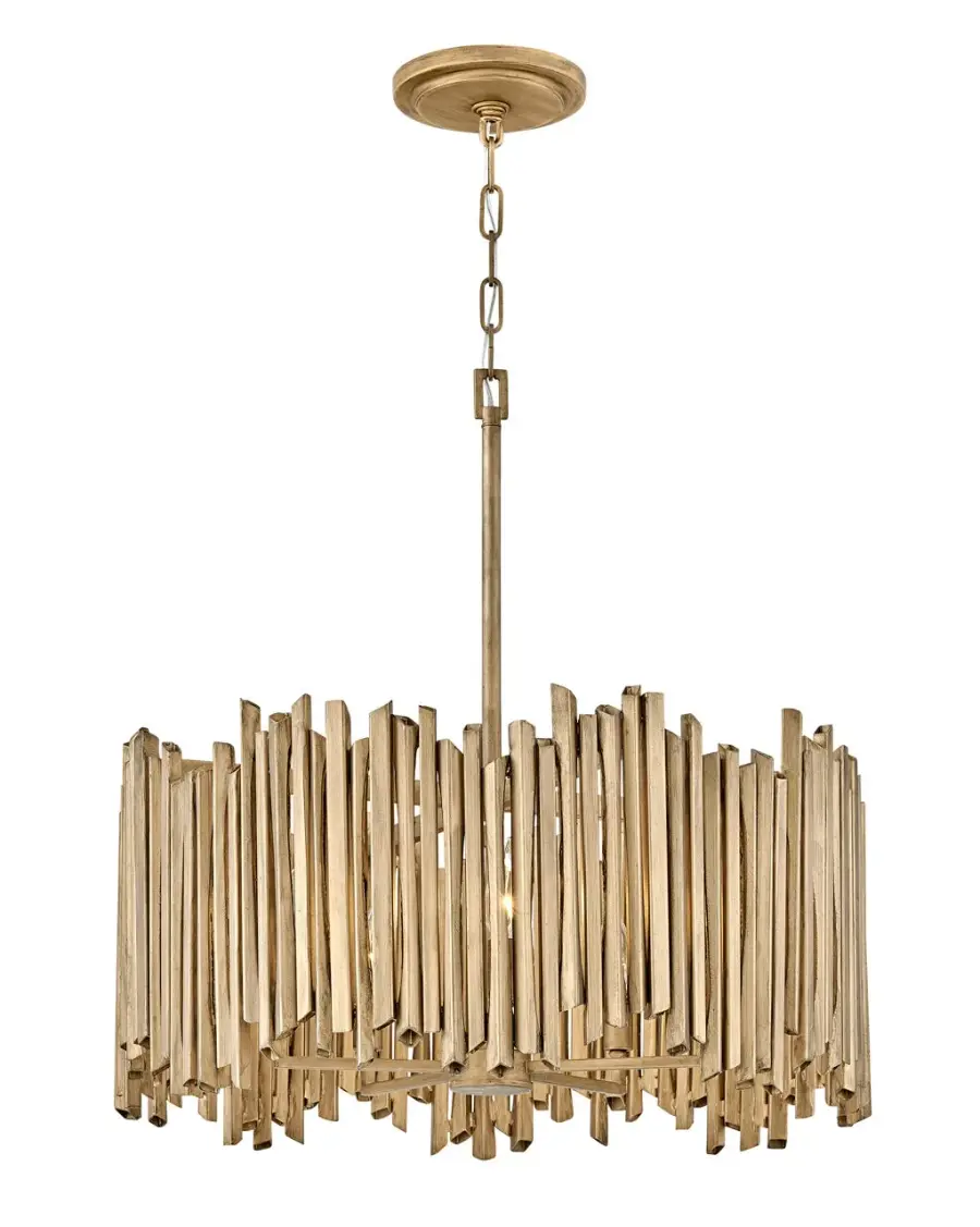 Roca LED Chandelier in Burnished Gold - Image 2