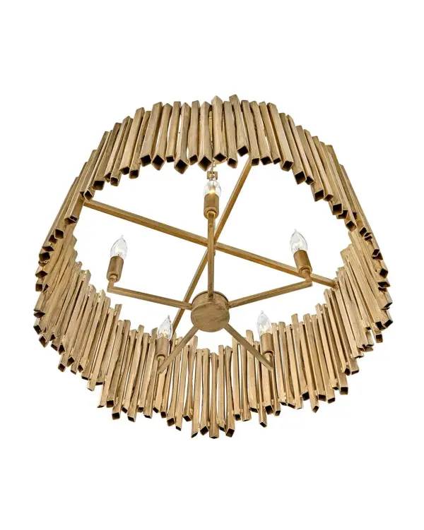 Roca LED Chandelier in Burnished Gold - Image 4