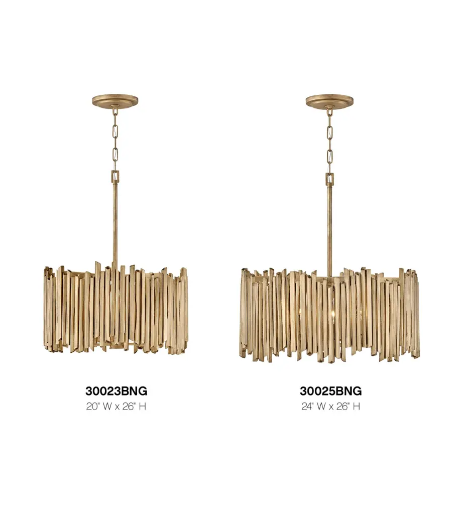 Roca LED Chandelier in Burnished Gold - Image 6