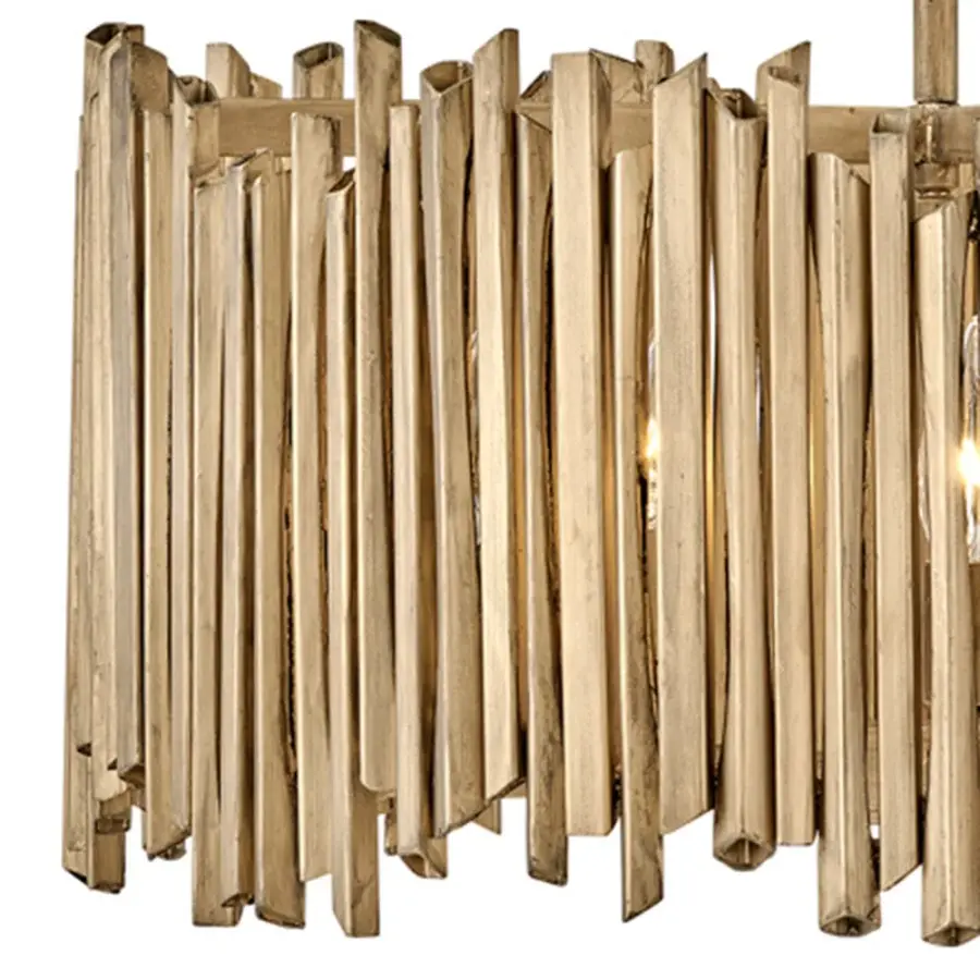 Roca LED Chandelier in Burnished Gold - Image 8