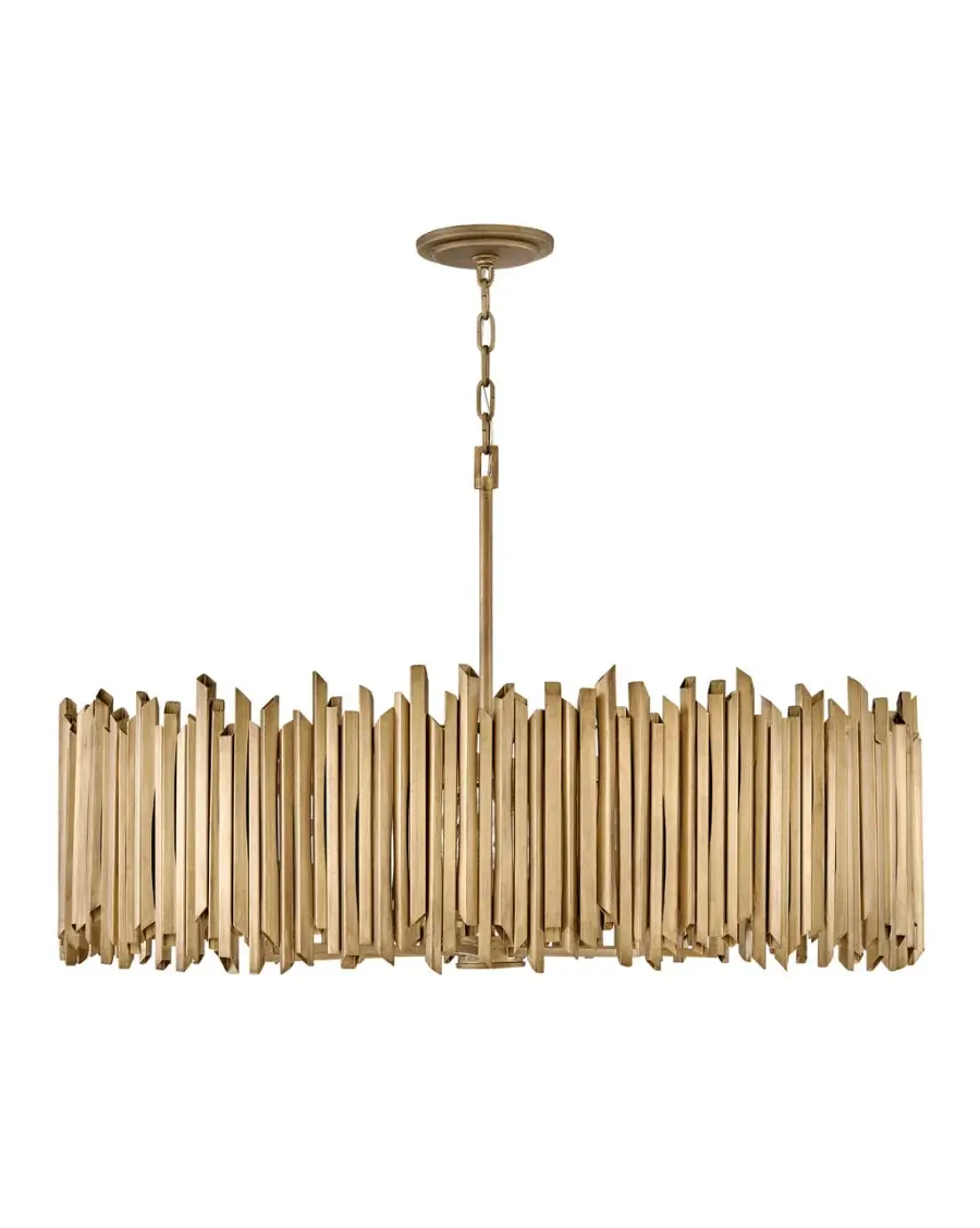 Roca LED Chandelier in Burnished Gold - Image 3