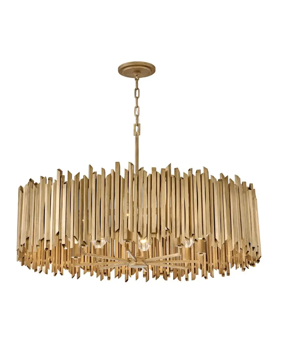 Roca LED Chandelier in Burnished Gold - Image 4