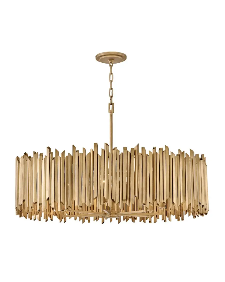 Roca LED Chandelier in Burnished Gold - Image 5