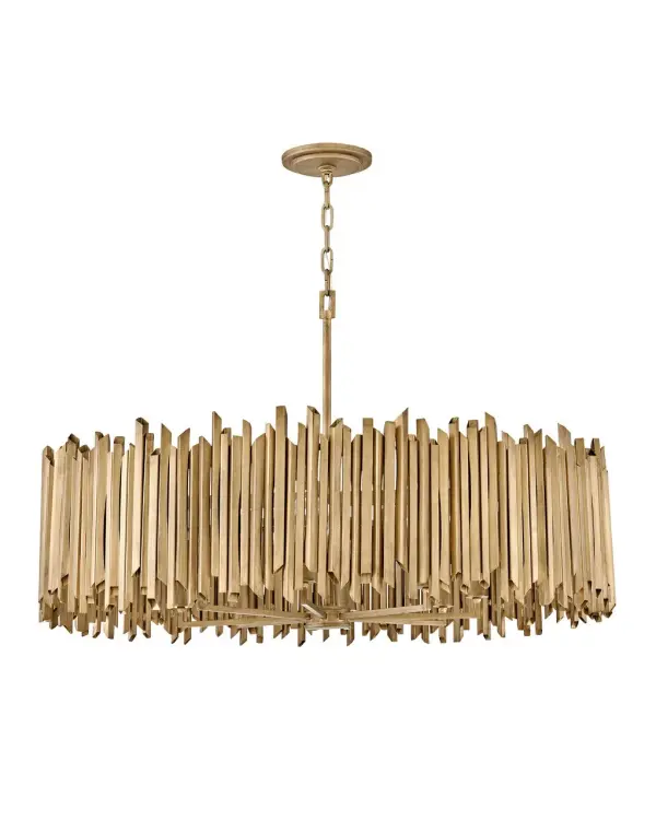 Roca LED Chandelier in Burnished Gold - Image 6