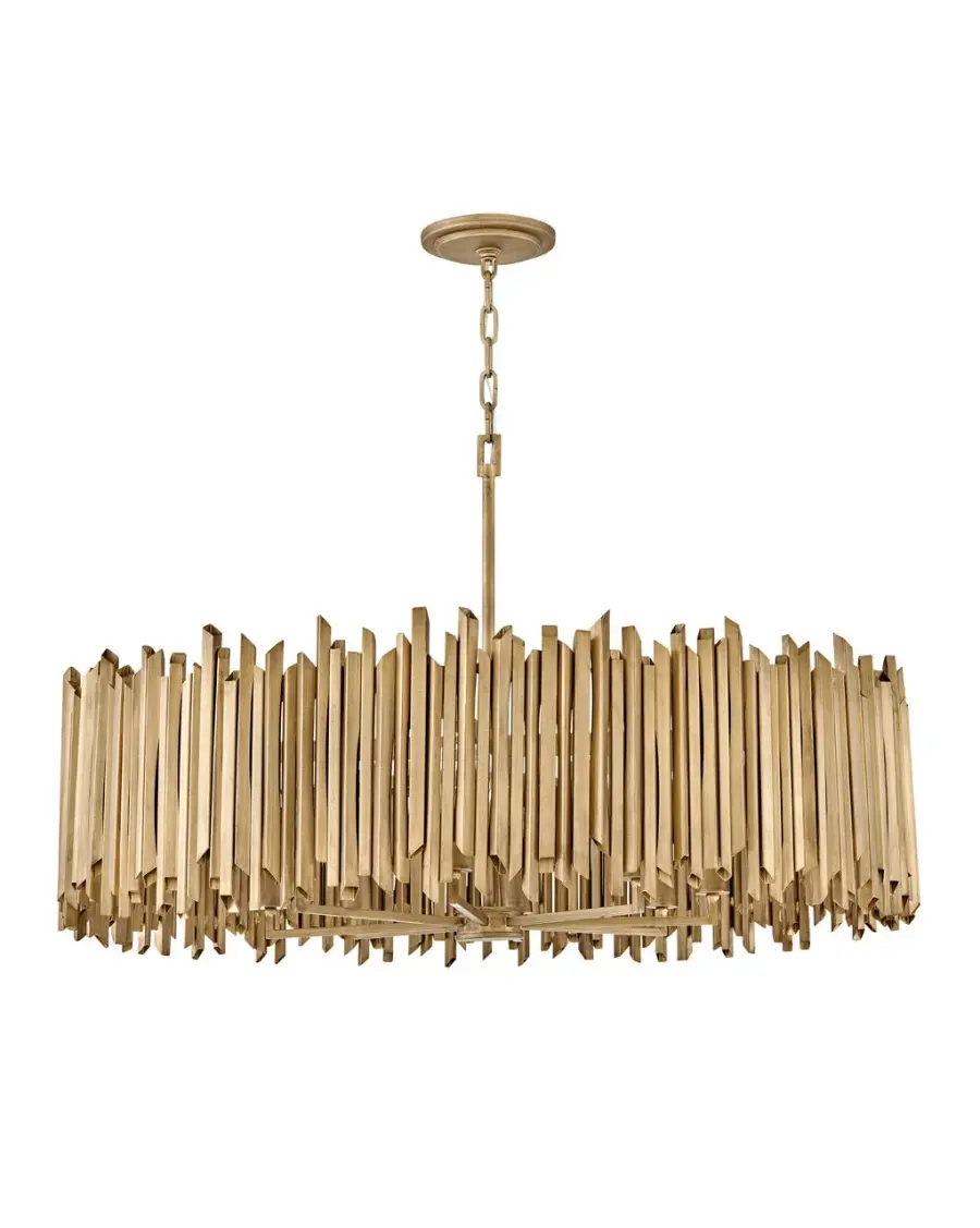 Roca LED Chandelier in Burnished Gold - Image 6