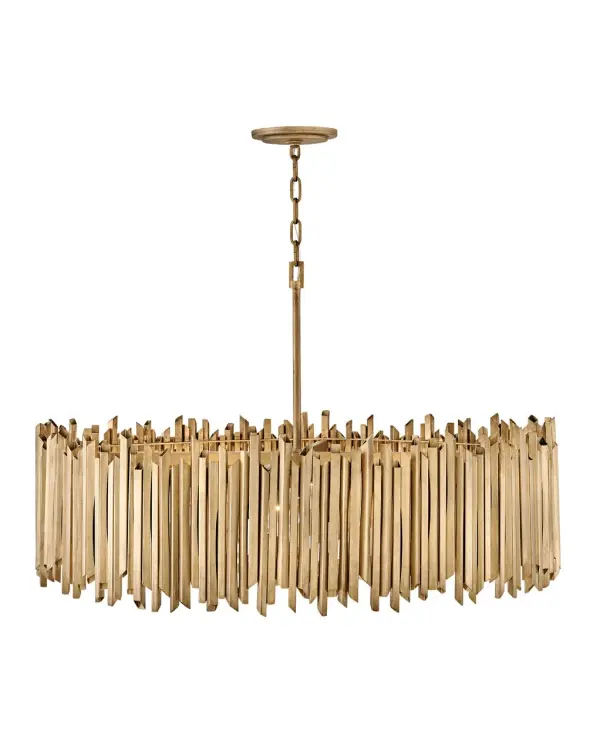 Roca LED Chandelier in Burnished Gold - Image 7