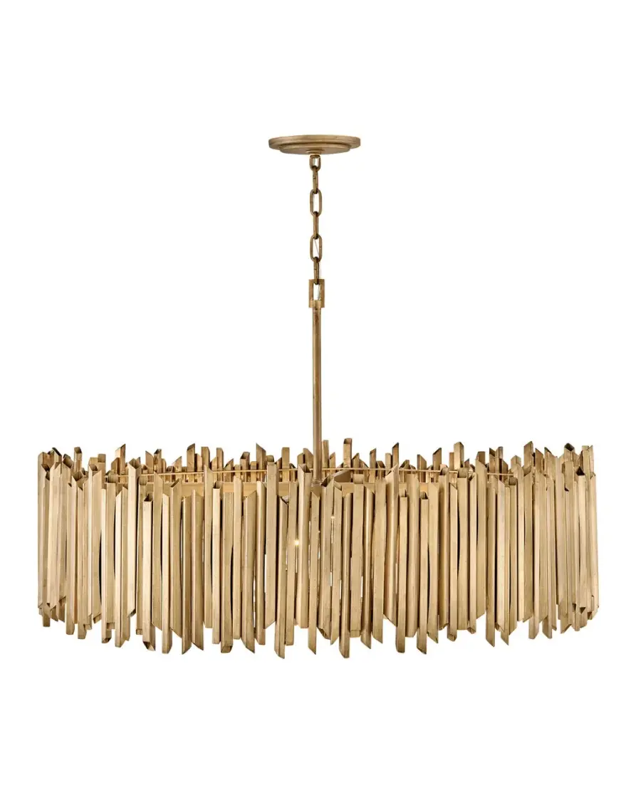 Roca LED Chandelier in Burnished Gold - Image 7