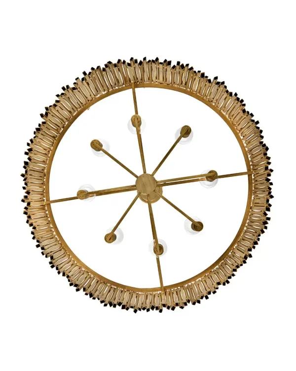 Roca LED Chandelier in Burnished Gold - Image 8