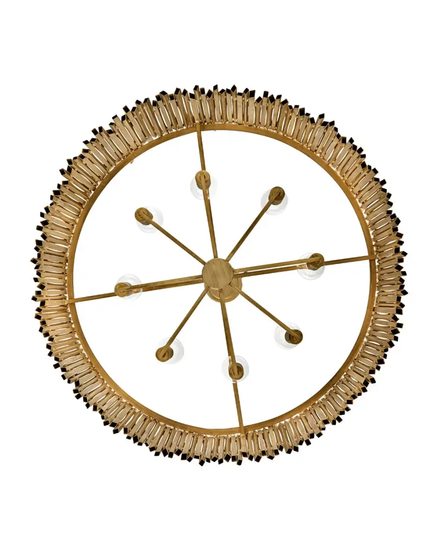 Roca LED Chandelier in Burnished Gold - Image 8