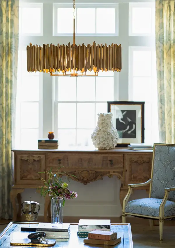Roca LED Chandelier in Burnished Gold - Image 9