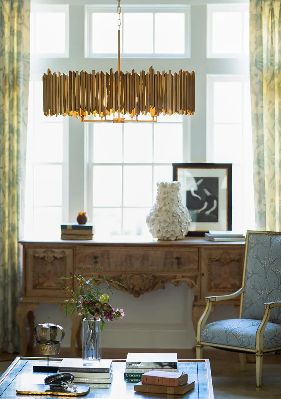 Roca LED Chandelier in Burnished Gold - Image 9