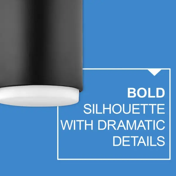 Cedric LED Flush Mount in Black - Image 5