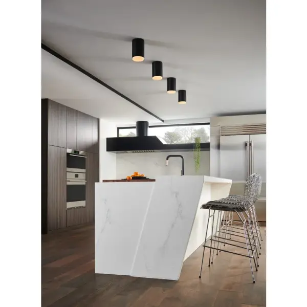 Cedric LED Flush Mount in Black - Image 6